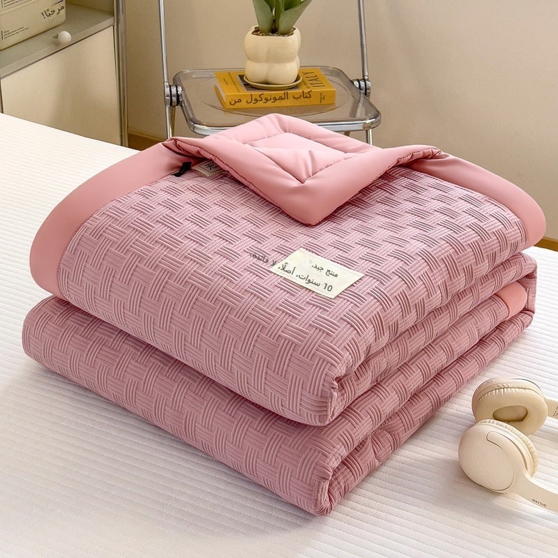 Waffle - Bean Paste Summer Cooling Quilt, Embossed Design - Image 1