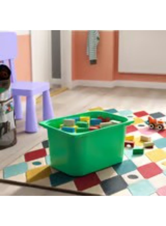 Trofast Storage box bright green 42x30x23 cm - Image 2