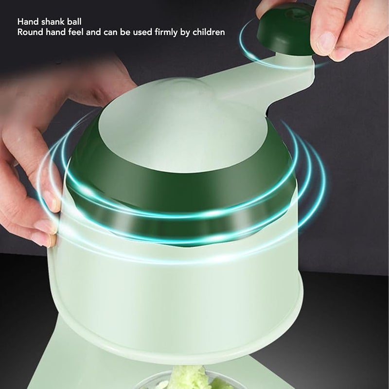 آلة صنع الثلج المجروش يدويًا بيدوية من بيلبين مع قالب مكعبات الثلج، صانع مخروط الثلج، مصنوعة من مادة ABS المتينة للمنزل والمطبخ والتخييم - Image 4