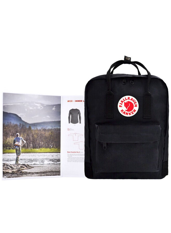 Fjallraven Arctic Fox Backpack Men's Fashion Casual Large Capacity Backpack Women's School Bag High School Student 23510-550 Black 16l - Image 2