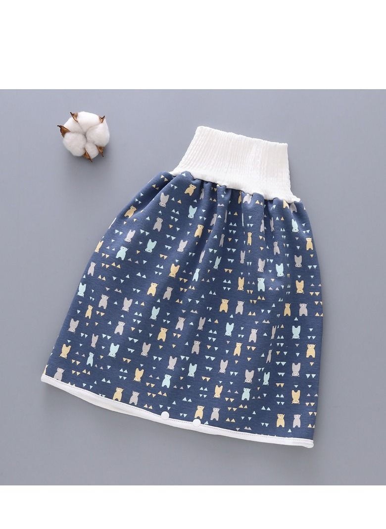 Loquat 4-Pack Cotton Baby Skirt Waterproof Underwear For Pee Nappy Diaper Pants Potty Training  - Image 4