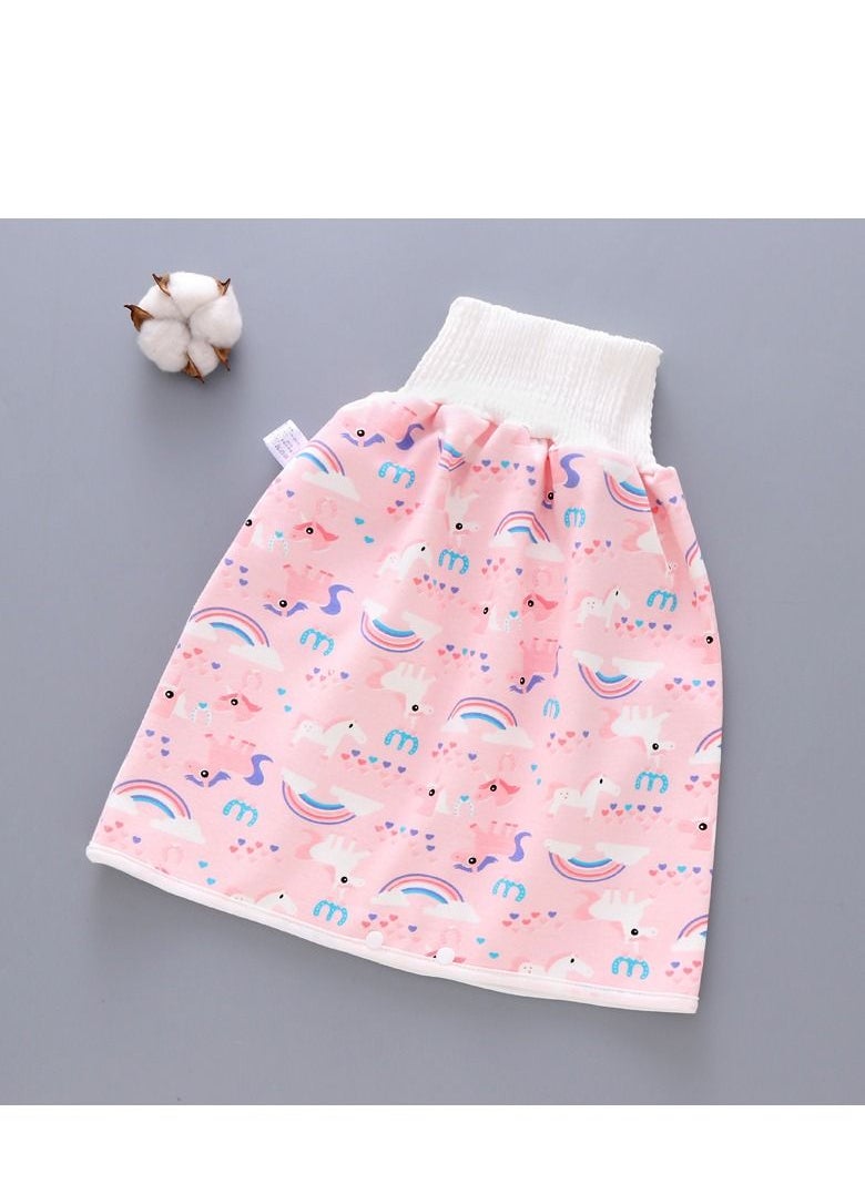 Loquat 4-Pack Cotton Baby Skirt Waterproof Underwear For Pee Nappy Diaper Pants Potty Training  - Image 5