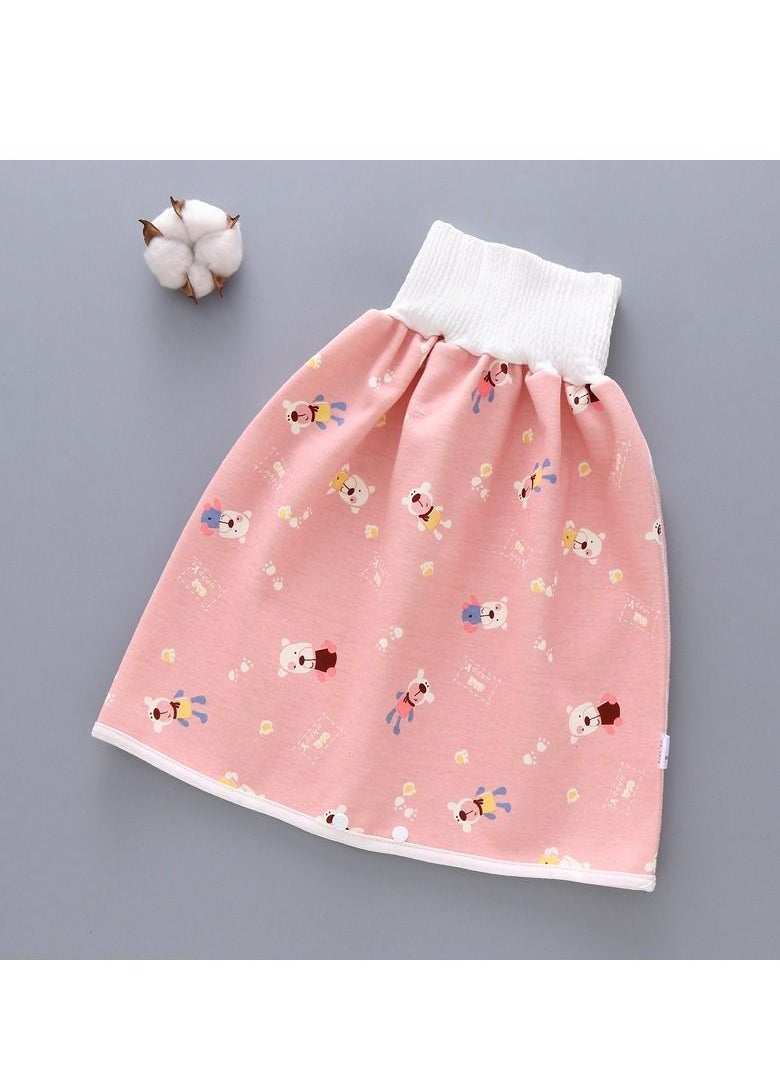 Loquat 4-Pack Cotton Baby Skirt Waterproof Underwear For Pee Nappy Diaper Pants Potty Training  - Image 3