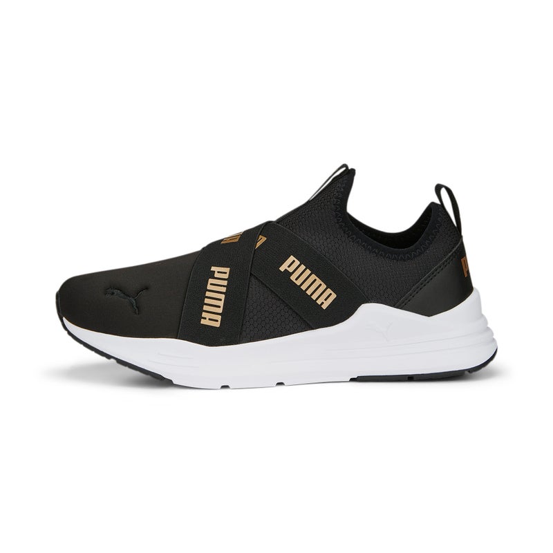 بوما حذاء رياضي Wired Run بدون رباط بلون ميتاليك للنساء - Image 1
