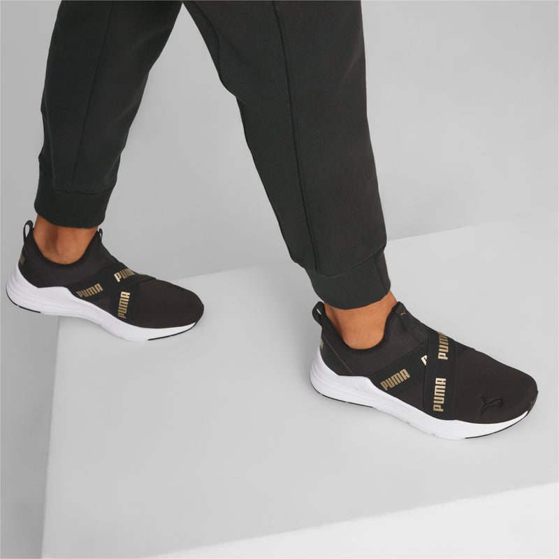 بوما حذاء رياضي Wired Run بدون رباط بلون ميتاليك للنساء - Image 3