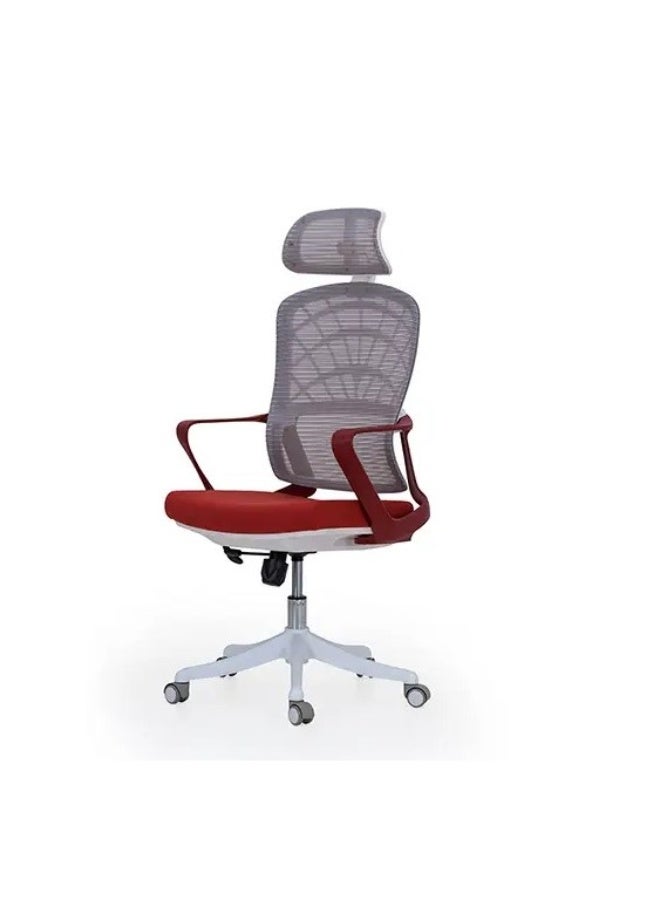 ROYALOAK Royaloak Rome Italian Mesh Office Chair | High Grade Nylon Mesh | High Back Support | Adjustable Headrest | Injection Mould Element | Seat Tilt Lock Paddle| Nylon Base | Ergonomic Office Chair - Image 2