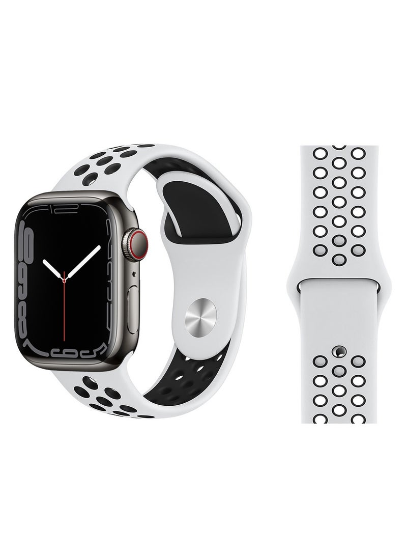 بيرفيي 3 قطع لتبديل سوار الساعة لساعة Apple Watch بأحجام 41/40/38 ملم من السلسلة 8/7/6/5/4/SE.  - Image 2