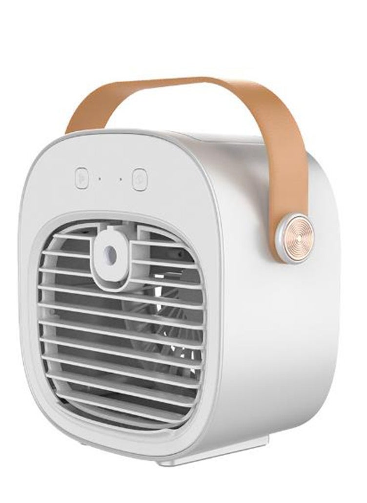 Arabest Portable Air Conditioner，4000mAh Mini Air Conditioner Fan，USB Rechargeable Personal Air Conditioner，3 Speed Quiet Air Cooler for Desktop、Office、Bedroom，study、Travel & Indoor/Outdoor Activities.(White)  - Image 2