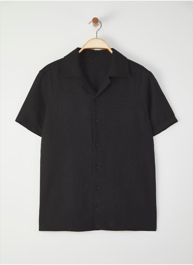 trendyol Black Regular Shirt  - Image 5