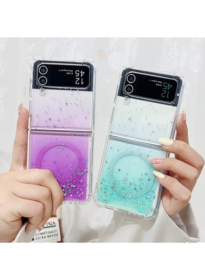 S-TOP Case For Samsung Galaxy Z Flip6 Magsafe Glitter TPU Phone Case - Image 3