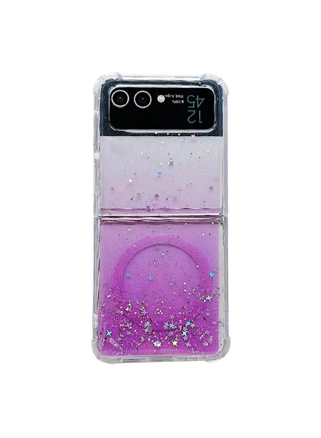 S-TOP Case For Samsung Galaxy Z Flip6 Magsafe Glitter TPU Phone Case - Image 1
