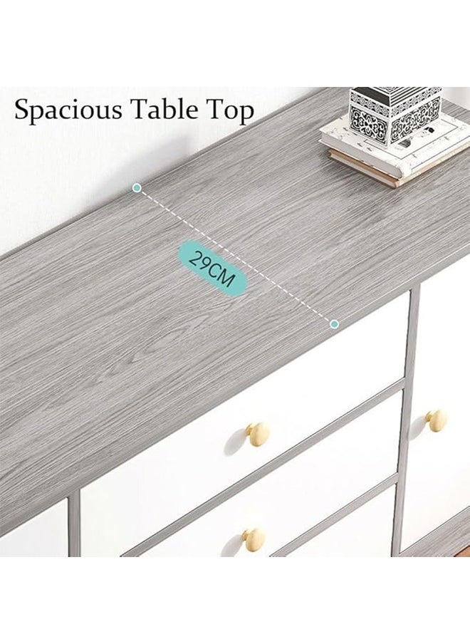 keke Modern Design TV Stand with Cabinets, Drawers and Storage 140cm  - Image 4