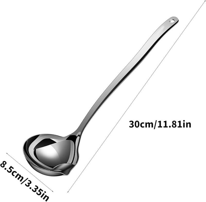 316 Stainless Steel Colander Spoon For Filtering Grease And Foam Kitchen Ladle - Image 3