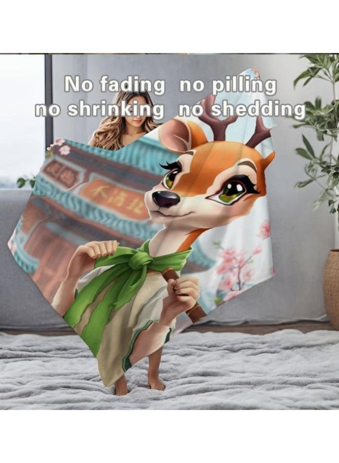 general Children's or student cartoon flannel thin blanket (warm and comfortable, suitable for sleep, games) 100cm*150cm - 89 - Image 4