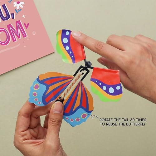 Oye Happy - Mother's Day Butterfly Card | Cute & Heartfelt Greeting Card for Mother | Thoughtful Gift for Moms - Image 4