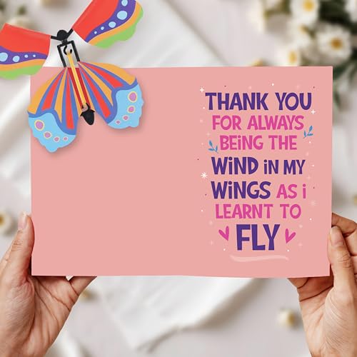 Oye Happy - Mother's Day Butterfly Card | Cute & Heartfelt Greeting Card for Mother | Thoughtful Gift for Moms - Image 3