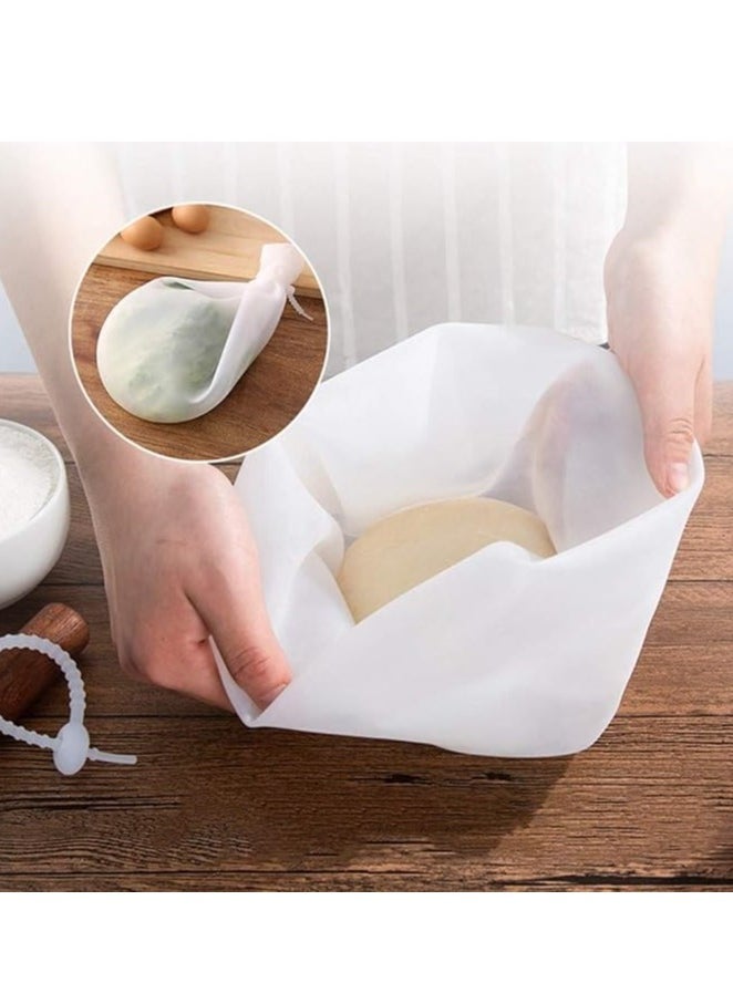 Spaceshoop Silicone Dough Kneading Bag, Large Reusable Food-Grade, for Bread Making and Pastry Mixing  - Image 3