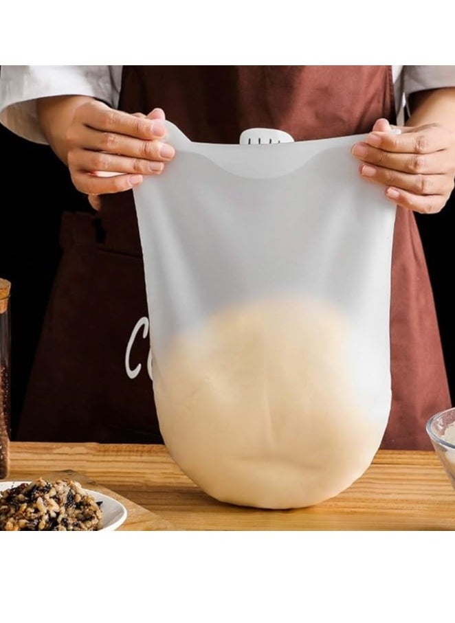 Spaceshoop Silicone Dough Kneading Bag, Large Reusable Food-Grade, for Bread Making and Pastry Mixing  - Image 5