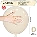 ADOINBY 36 Inch White Sand Balloons 9Pcs Giant White Sand Balloons Jumbo Large Thick Big Cream Latex Balloons for Birthday Baby Shower Wedding Anniversary Gender Reveal Photo Shoot Party Decorations - Image 4