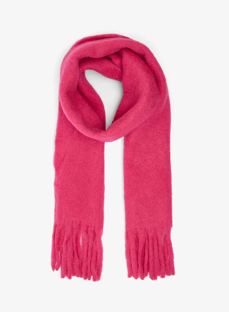 جينجر Fluffy Tassel Scarf
