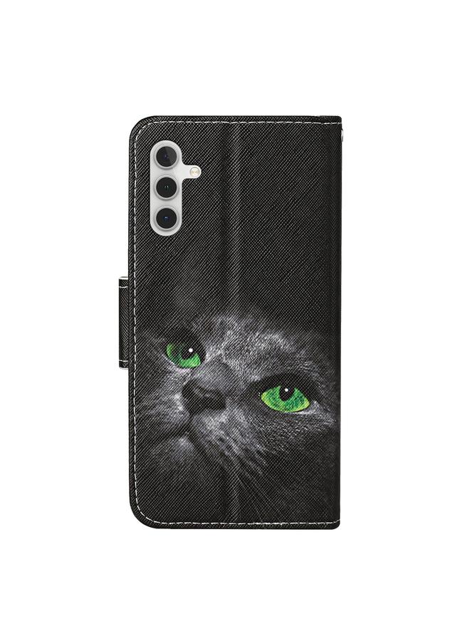 اس-توب جراب هاتف جلدي بنمط رسم ملون لهاتف Samsung Galaxy A05S - Image 4