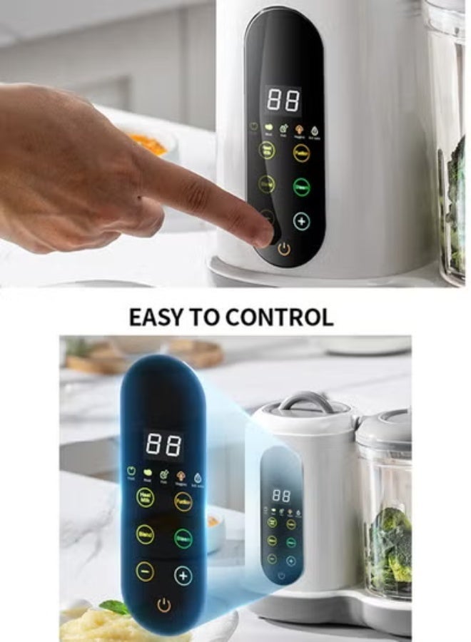 Soft Touch Baby Food Maker Toddler Food Grinder 5 In 1 Baby Food Blender Food Processor and Steamer for Infants and Toddlers - Image 3