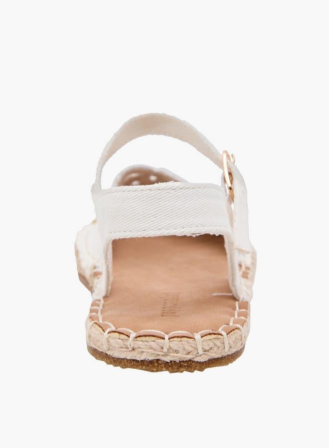 Peppermint Girls Embroidered Espadrille Sandals - Image 4