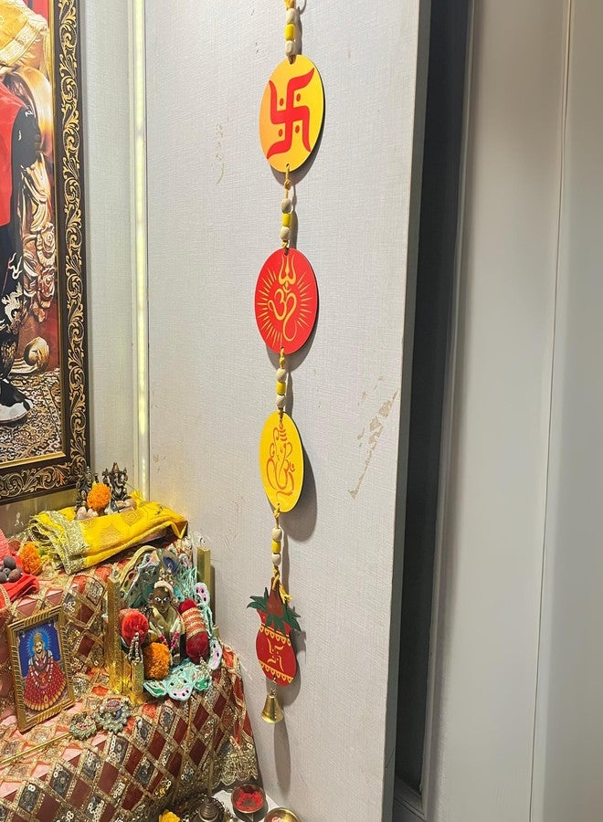 Akaar Decor's Religious Hangings | Om | Ganesha | Swastik | Kalash for Home decoration | Office Decoration | Diwali Decoration | Griha Pravesh | Pooja Decoration (Akaar_Religious_door hanging) - Image 4