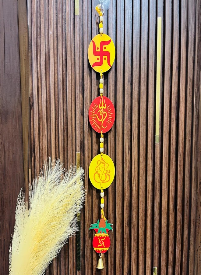 Akaar Decor's Religious Hangings | Om | Ganesha | Swastik | Kalash for Home decoration | Office Decoration | Diwali Decoration | Griha Pravesh | Pooja Decoration (Akaar_Religious_door hanging) - Image 3