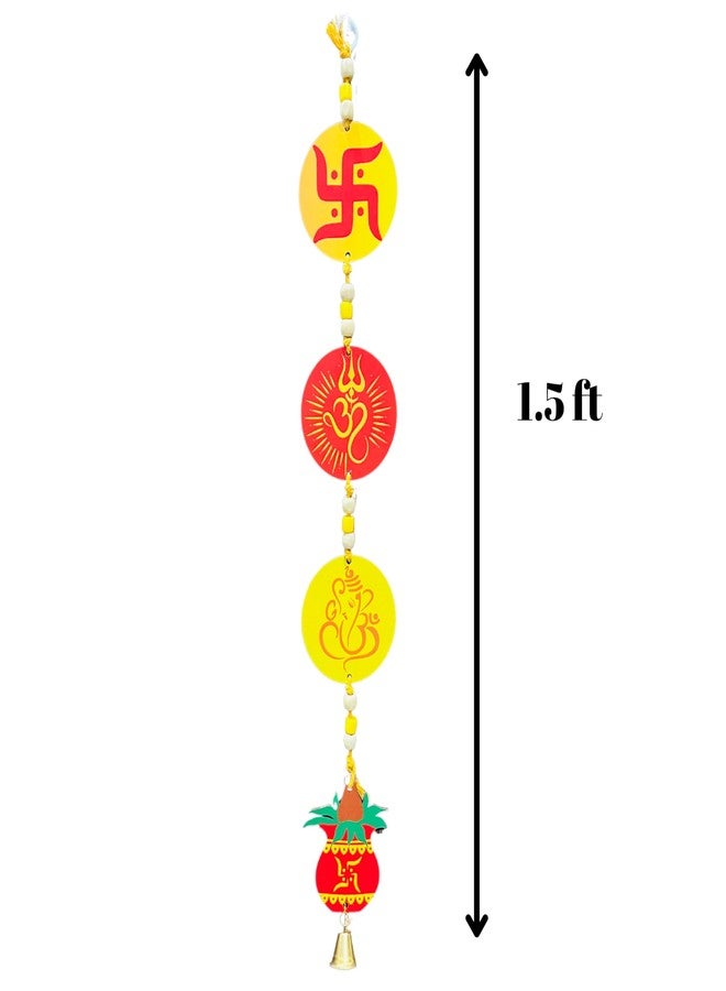 Akaar Decor's Religious Hangings | Om | Ganesha | Swastik | Kalash for Home decoration | Office Decoration | Diwali Decoration | Griha Pravesh | Pooja Decoration (Akaar_Religious_door hanging) - Image 2