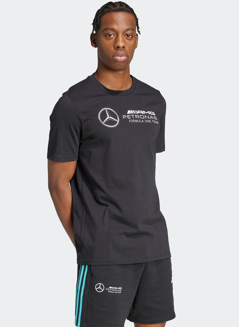 اديداس تيشيرت رجالي أسود بأكمام قصيرة