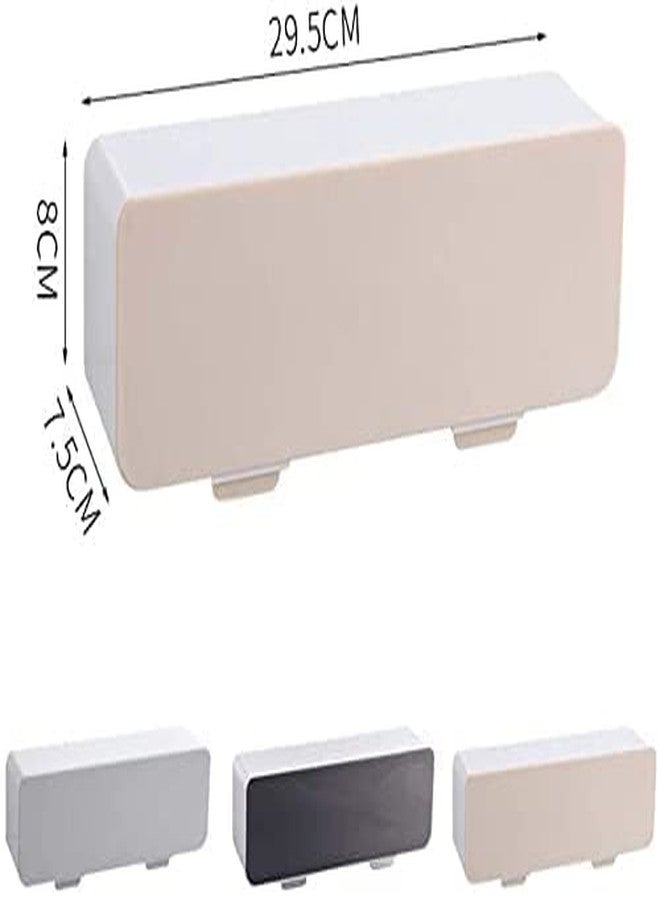 Mishrit Wall Mounted Spice Storage Box With Spoon For Kitchen, Multipurpose Self Adhesive Seasoning Masala Spice Rack Shelf (multi color,pack of 1) - Image 2