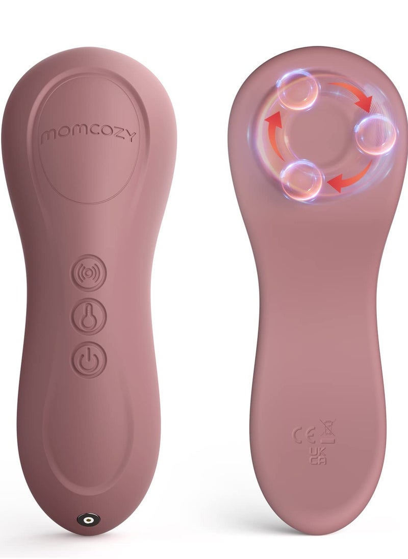 Momcozy Momcozy Kneading Lactation Massager with Heat, 3-in-1 Real-Like Massage for Relieve Clogged Ducts, Breast Massager Warming for Breastfeeding, Improve Milk Flow, Dusty Rose  - Image 1