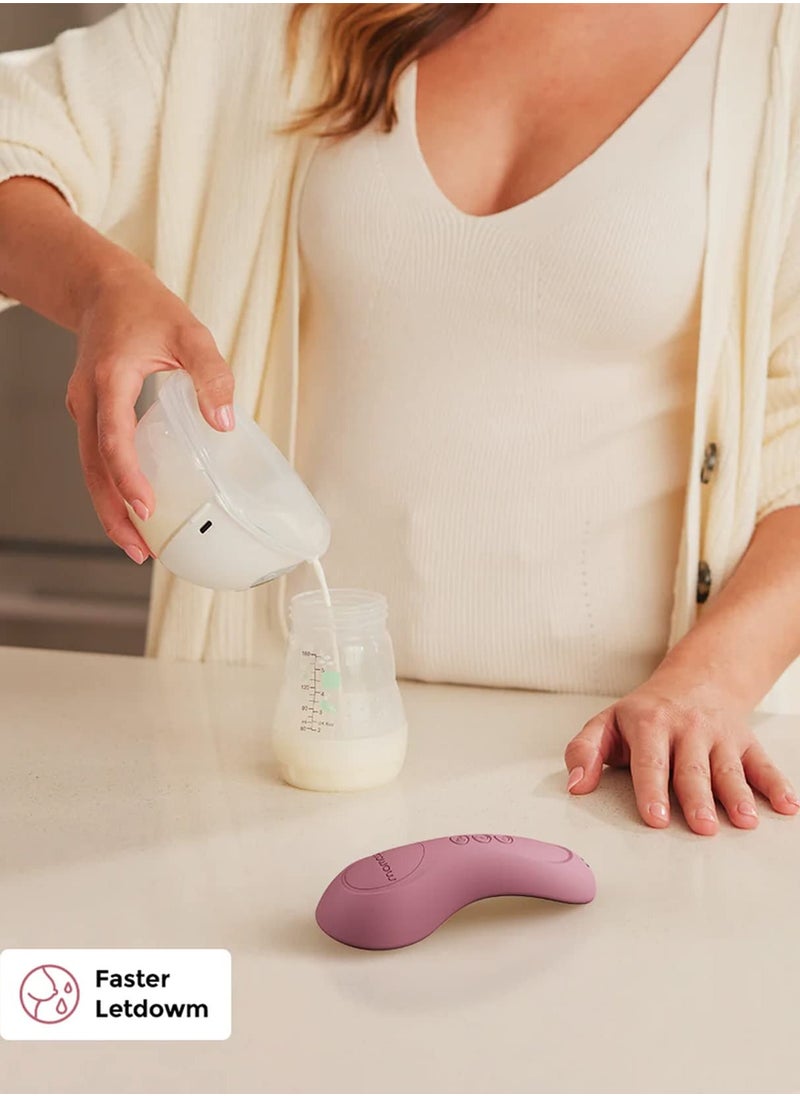 Momcozy Momcozy Kneading Lactation Massager with Heat, 3-in-1 Real-Like Massage for Relieve Clogged Ducts, Breast Massager Warming for Breastfeeding, Improve Milk Flow, Dusty Rose  - Image 3