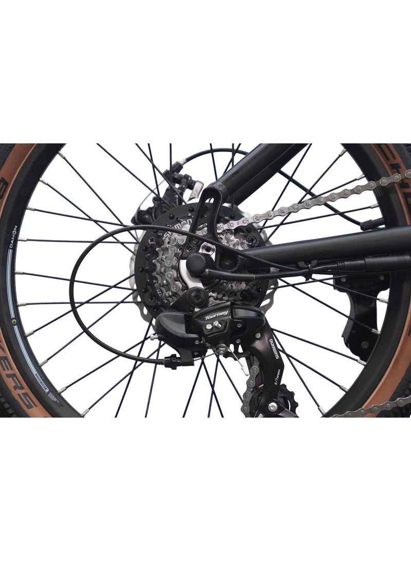 Dahon Folding E-bike Dahon E-Hemingway 20" Black - Image 3