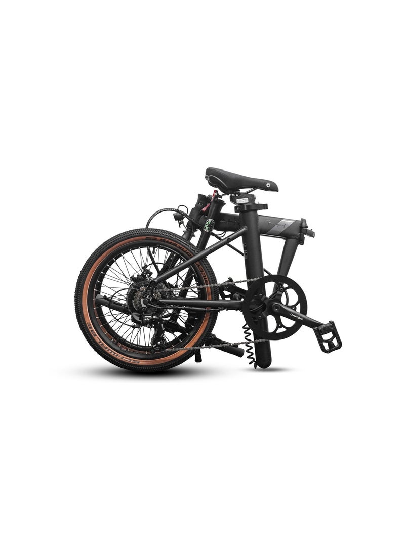 Dahon Folding E-bike Dahon E-Hemingway 20" Black - Image 2