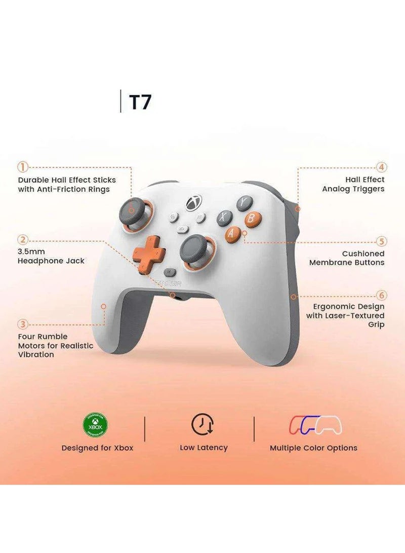 general Professional Gamepad T7 Wired Game Controller for Xbox Series X|S, Xbox One, Windows 10/11 & Steam, with Anti-drift Hall Effect Joysticks/Analog Triggers, Plug and Play, Rumble Motors, 3.5mm Audio Jack, Play Black Myth Wukong - Image 5