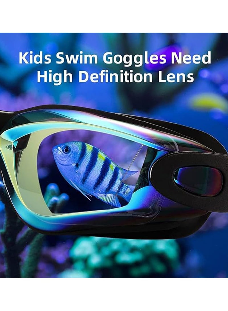 CMGTYYD Anti Fog Swimming Goggles, Adjustable Headband, UV Protection, Clear Vision. Equipped with Earplugs and Nose Clip, Suitable for Adult Men and Women Goggles - Image 3