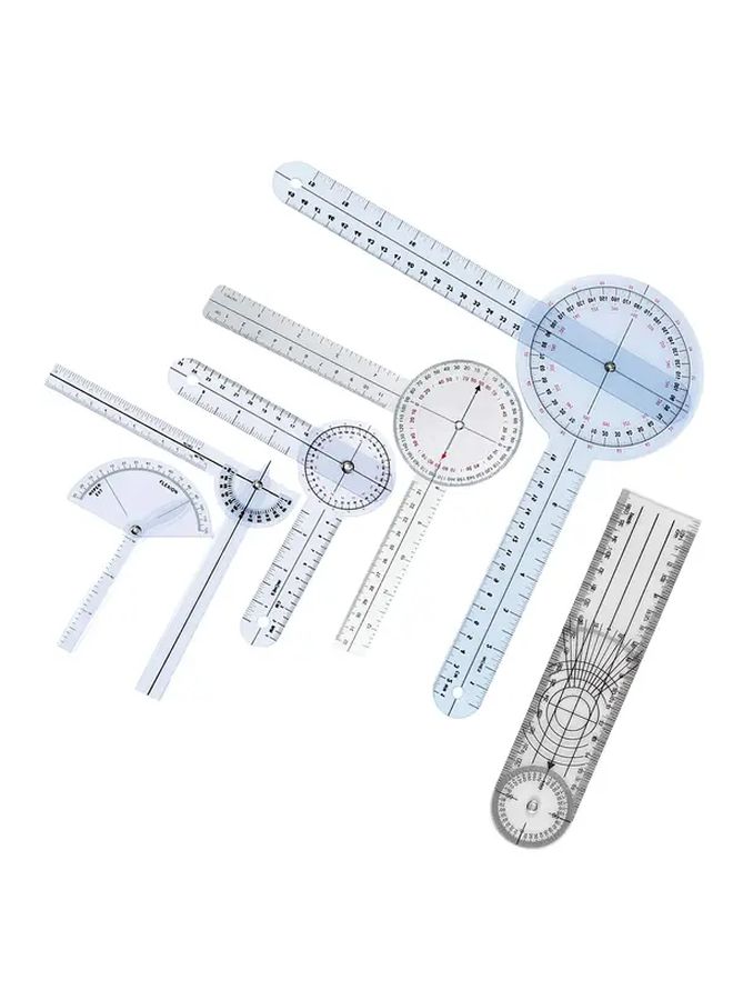 Transparent Goniometer Joint Range Of Motion Angle Measurer 6 Pack - Image 3
