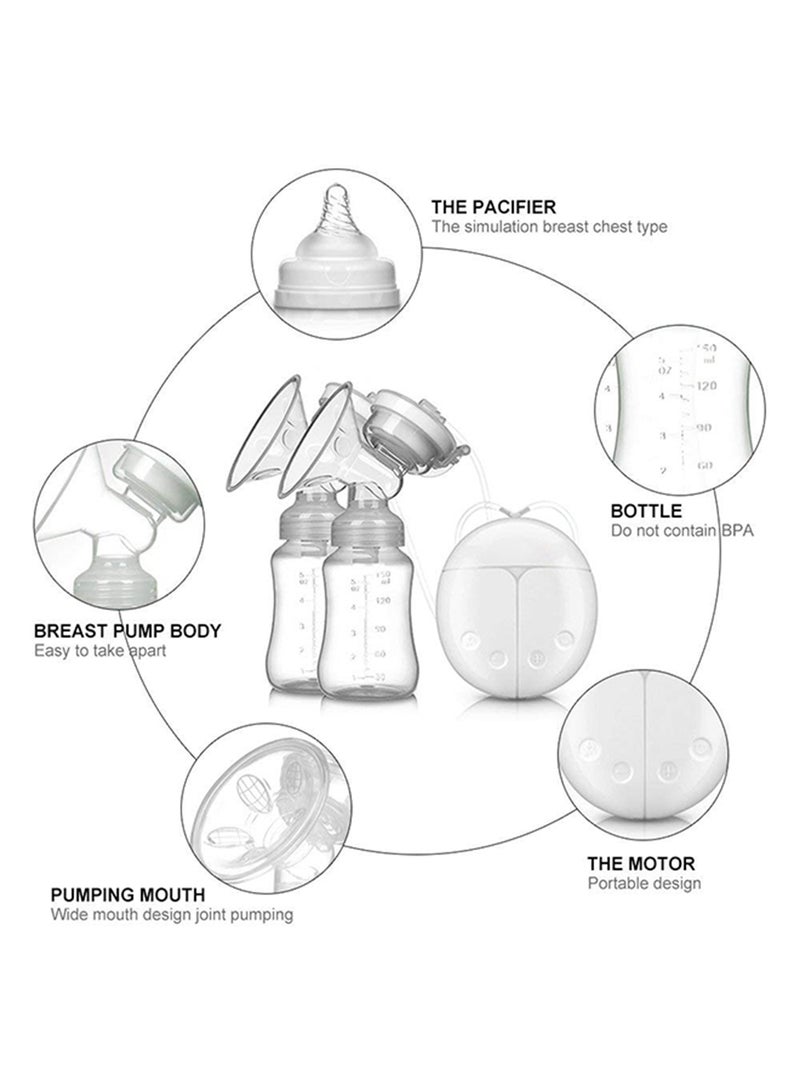 DEAREVERY Electric Breast Pump Pack of 2 Wearable Hands Free Painless Automatic Breastfeeding Pumps for Daily Use and Nursing Mothers - Image 5