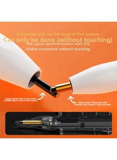Generic Digital Stylus Pen Compatible with iPad Pro 11 inch, iPad Pro 12.9 Inch, iPad Air 4/5, iPad Mini 6, Magnetic Wireless Charging, Only works with magnetically chargeable iPads  - Image 4