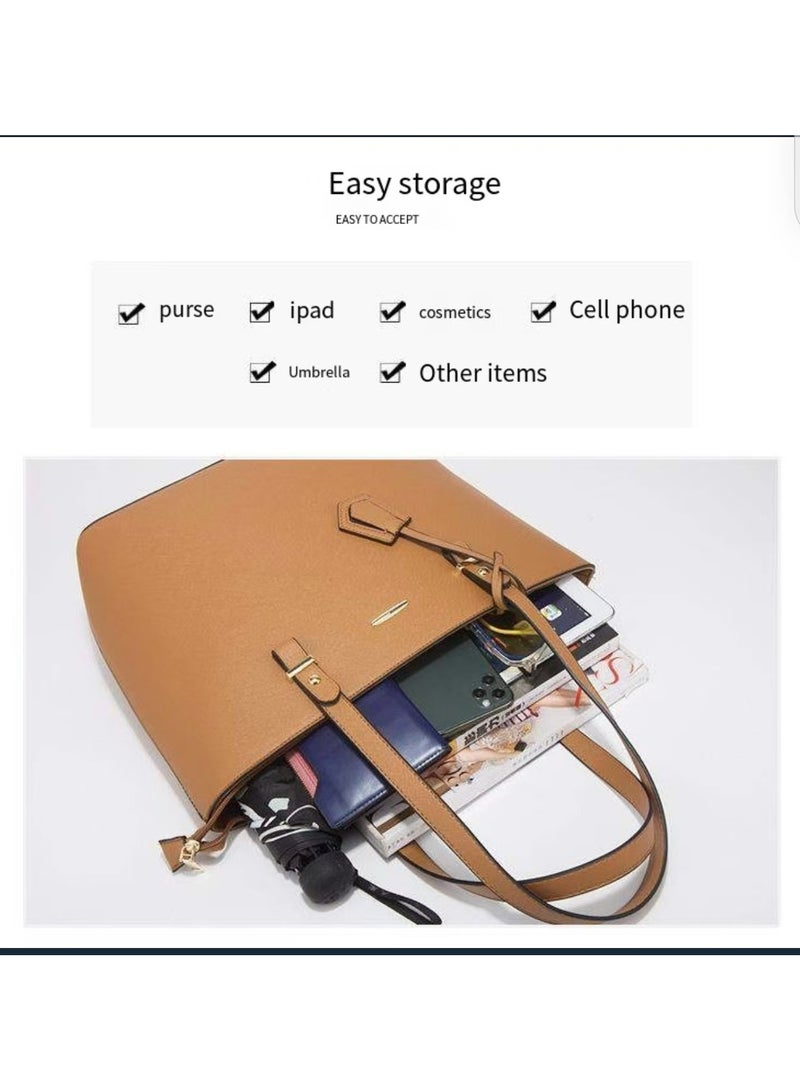 Trendy retro socialite single shoulder handbag, 2024 new four piece set mother bag  - Image 5