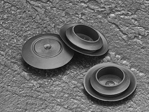 Caplugs 1 1/4" 1.25 inch Black Rubber Plug for Flush Mount Body and Sheet Metal Holes Qty 1 - Image 3