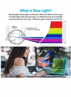 KASTWAVE Blue Light Blocking Screen Protector for MacBook Pro 16 inch 2021 M1 Pro M1 Max A2485 1 Pack Anti Blue Light Blocking Anti Glare Laptop Screen Protector  - Image 3