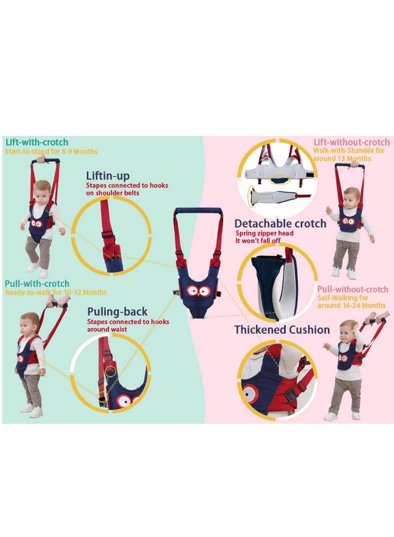 Baby Walking Harness  Handheld Walker for Infants and Toddlers  Learning Walk Support Trainer Tool Help Baby Walk with Ease Adjustable Belt for 7 to 24 Month Olds - Image 5