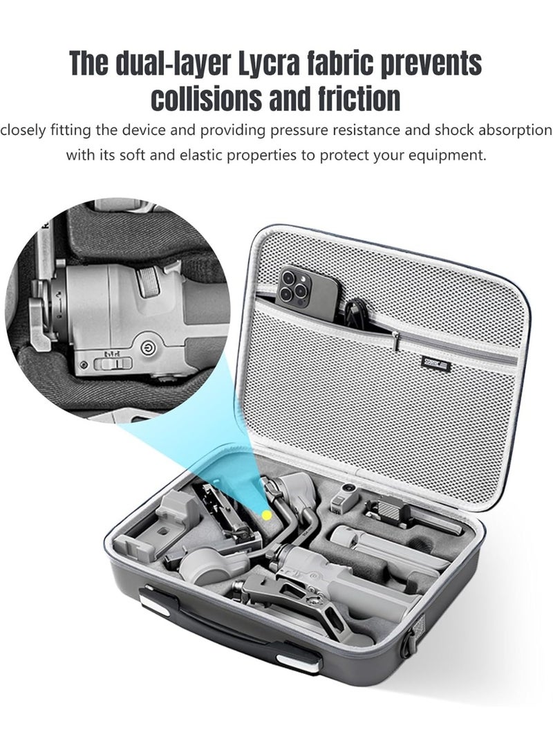 STARTRC Carrying Case for DJI RS 4 Mini Gimbal Stabilizer, Waterproof Storage Bag for RS4 Mini Accessories - Image 4