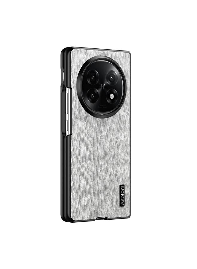 اس-توب جراب هاتف OPPO Find N5 مصنوع من جلد لحاء الشجر ومقاوم للصدمات - Image 1