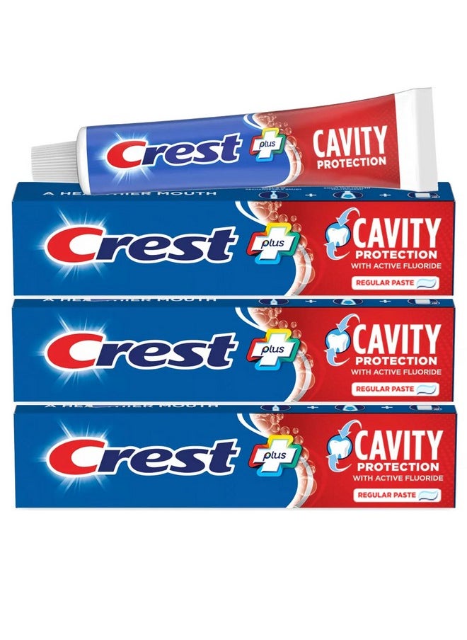 Crest Crest Cavity Protection Regular Toothpaste 8.2 oz (232g) - Pack of 3  - Image 1