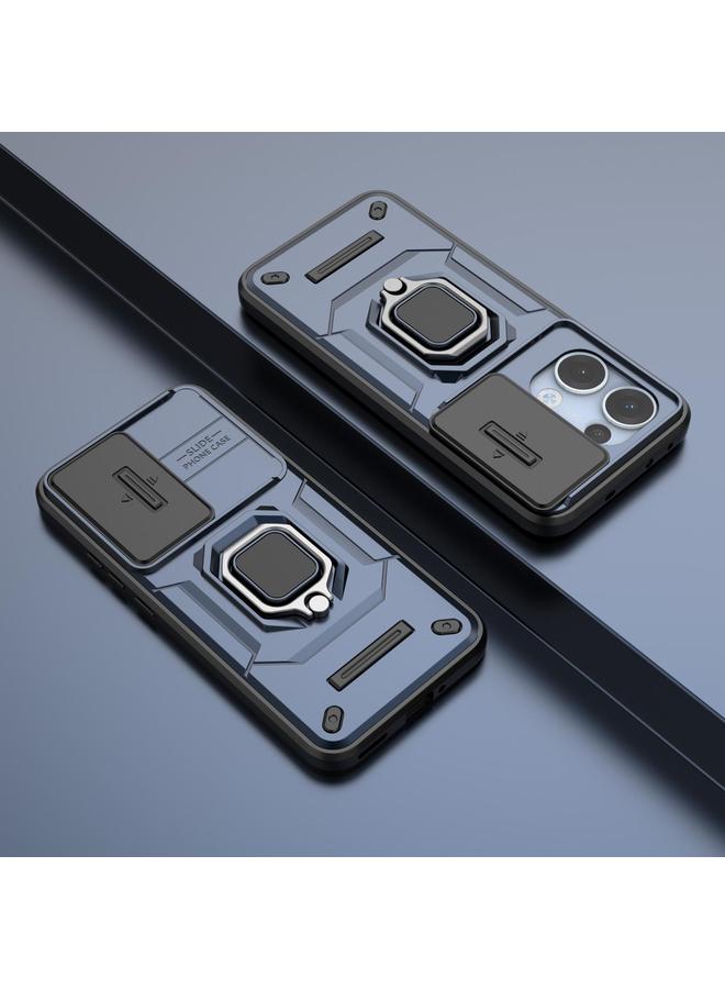 S-TOP Case For OPPO Reno13 5G Global Sliding Camshield TPU + PC Shockproof Phone Case with Holder - Image 2