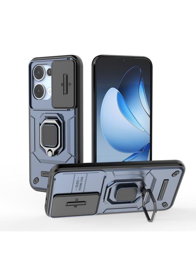 S-TOP Case For OPPO Reno13 5G Global Sliding Camshield TPU + PC Shockproof Phone Case with Holder - Image 1